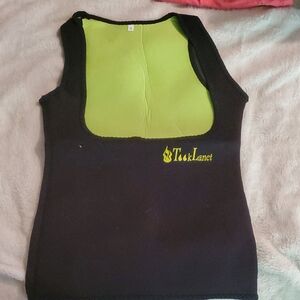 Women's Black and Yellow Insulated Runners Tank